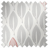 Leafy Print, Pink Splash - Roller Blind